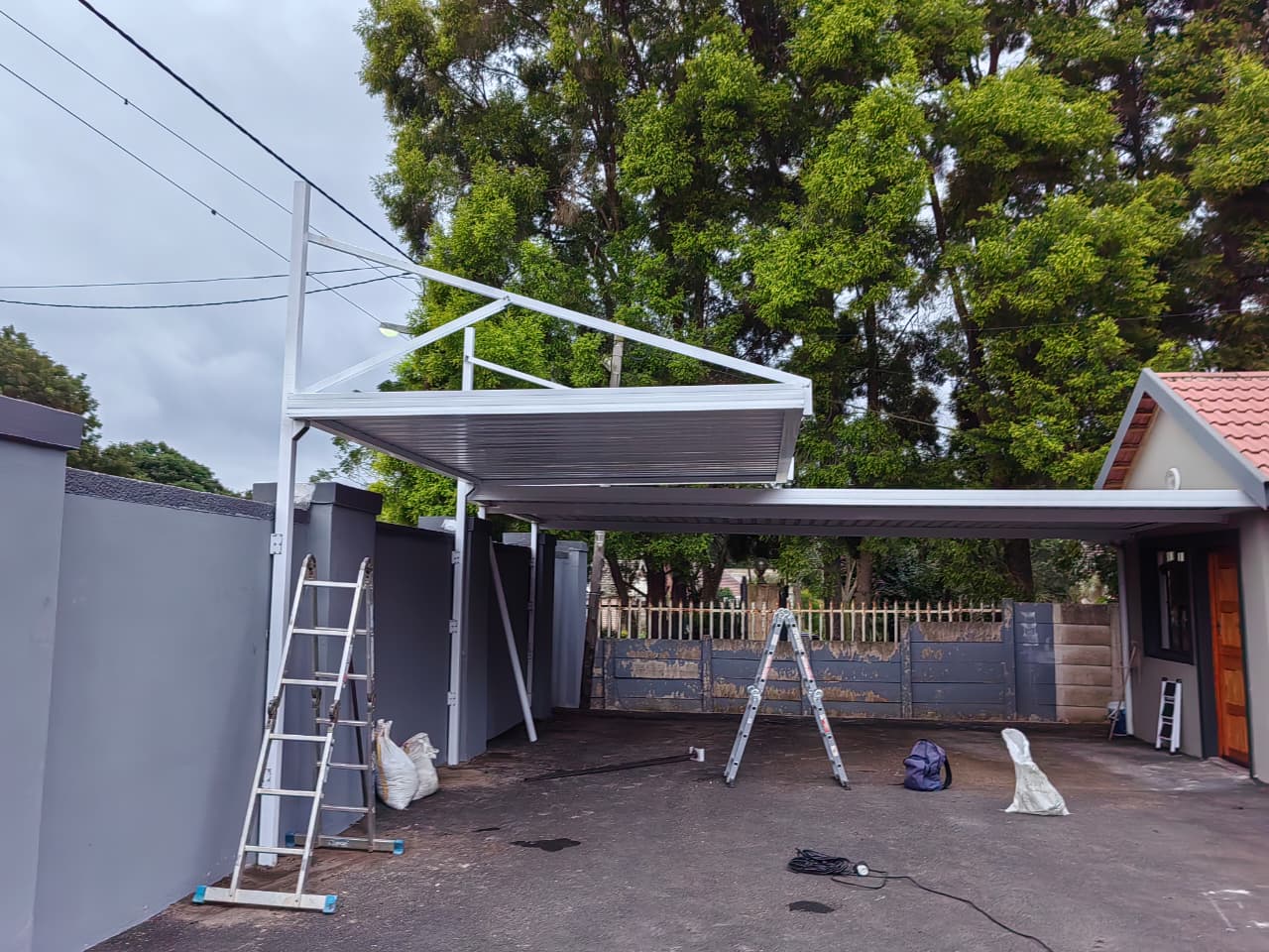 Carport installation PMB